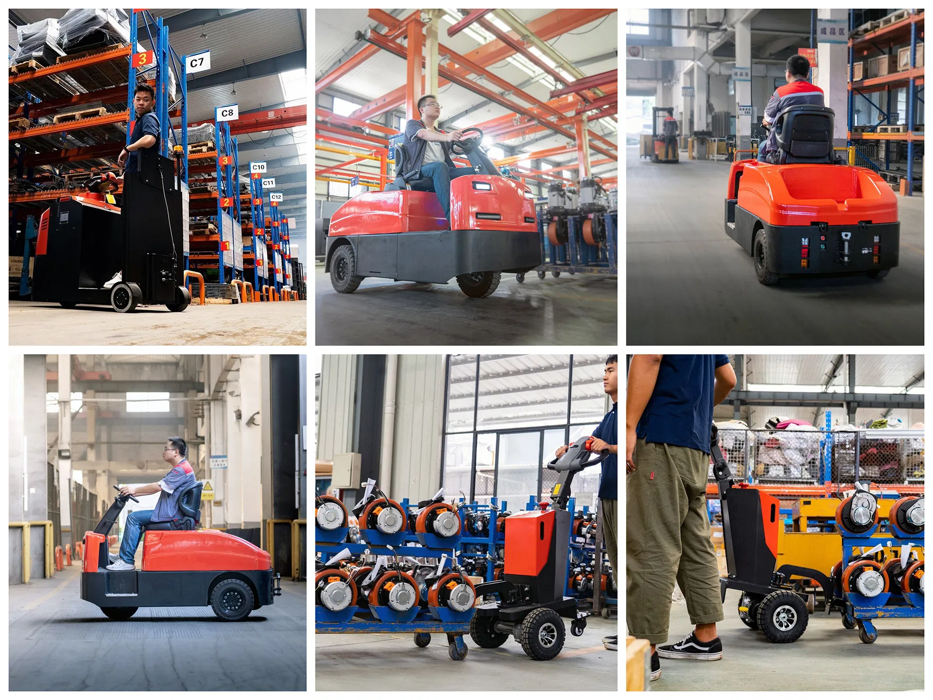 Heavy-Duty Electric Tow Tractor for AC Power Trailers