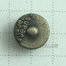old brass round vintage antique metal denim rivets buttons