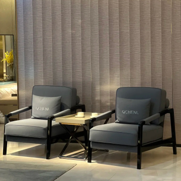 Italian Luxury Solid Wood Armchair