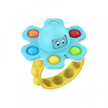 Silicone pulseira criança dedo hand spinner pops inkget