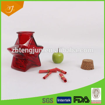 five-star storage jar painting glass