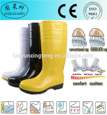 Agriculture PVC Natural Rubber Gumboots "Goodluck Safety" Boots