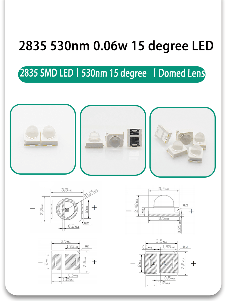 2835-Dome-Lens-SMD-LED-Green-530nm-15-degree-2835LGC53D5L12A15-Dome-Lens-SMD-LED-2835-Green-LED-530nm-LED-535nm-LED-15-degree-0_02