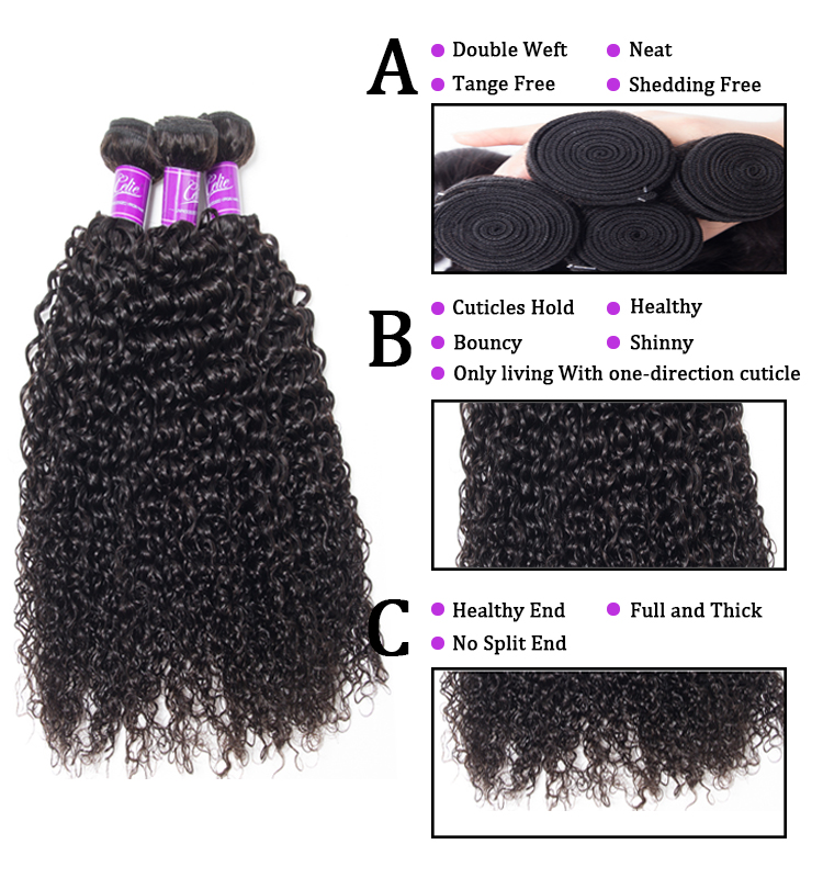 CELIE Jerry Curly Ear to Ear Lace Frontal with Bundles Best Quality Human Virgin Hair Frontal with Baby Hair