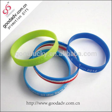 Hot selling silicone wristbands adornment of promotional gifts