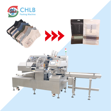 Automatic Pillow Bagging Packing Machine for Socks and Cloth Packaging