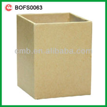 Recycled craft paper custom pen holder