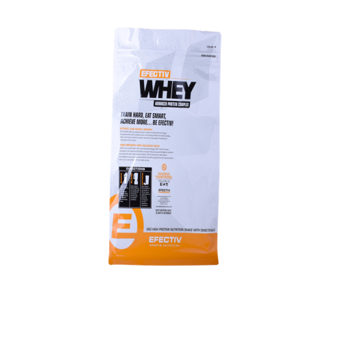 Pembungkusan Serbuk Protein Whey Dengan Zipper