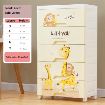 Family furniture Cothes Storage Cabinet Plastic Baby Drawers