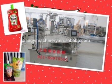 standup pouch sauce filling and sealing machine/pouch tomato sauce packing machine