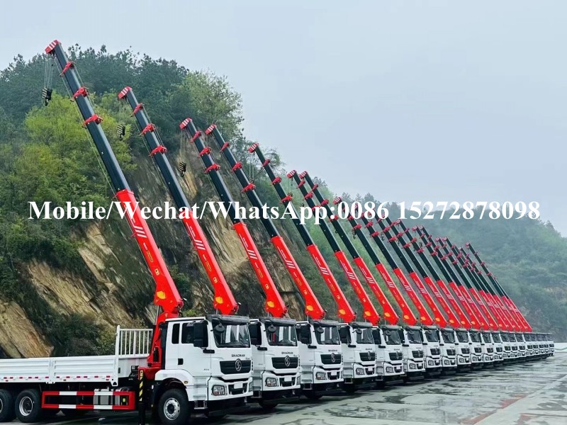 Crane montada en camión Shacman (4) SHACMAN Truck Mounted Crane (4)