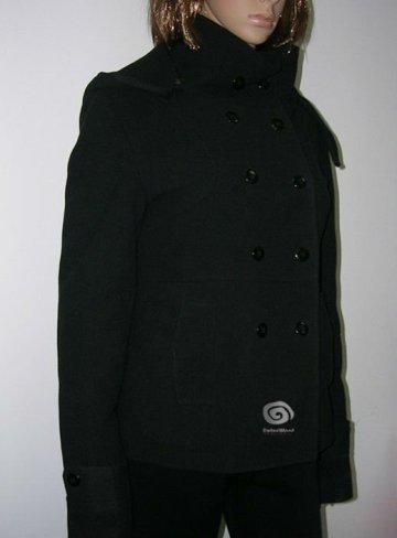 Ladies' Woolen Jacket with Hoddies