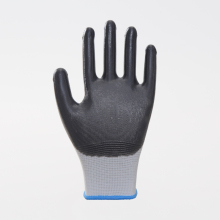 EN388 Polyester Nitrile Labor Protective Gloves