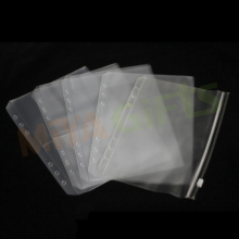 Translucent ZipperEnvelope Pocket for A5 Planner Diary
