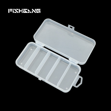 FISHGANG Plastic Fishing Tackle Box - Clear Storage Trays for Lures and Baits