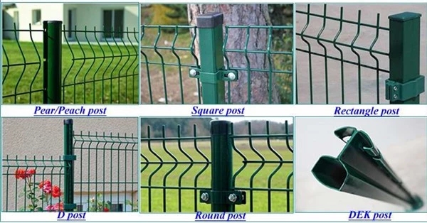 Τιμές χονδρικής PVC Coated Galvanized Highway 3D Curved Wire Mesh Fence Garden Fence Panel