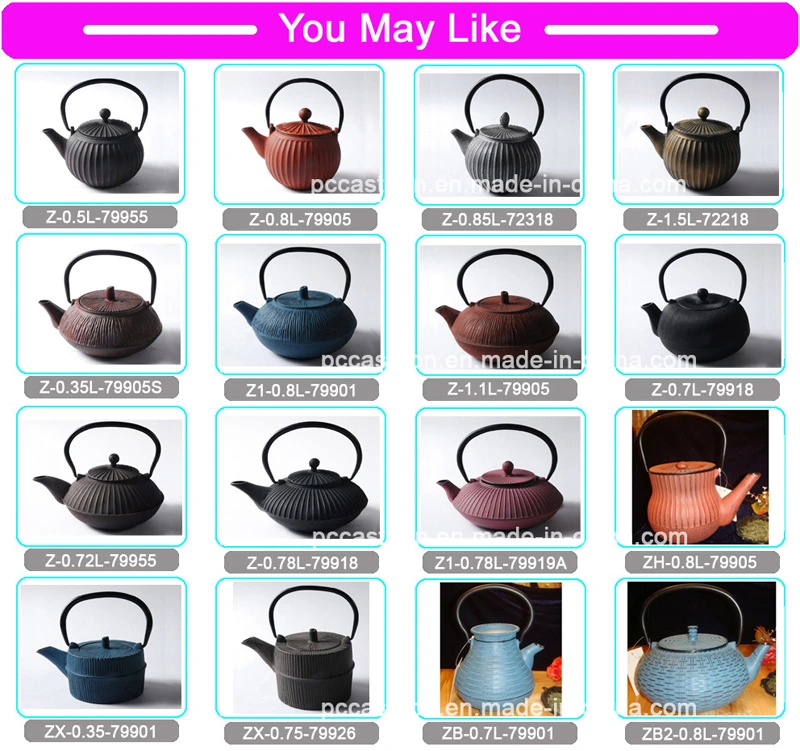 Top Quality Cast Iron Teapot OEM Service with Filter