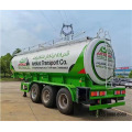 45000 litros semi -trailer de tanque de combustível