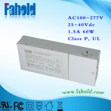 60W Constant Current Led Driver High Efficiency 90%