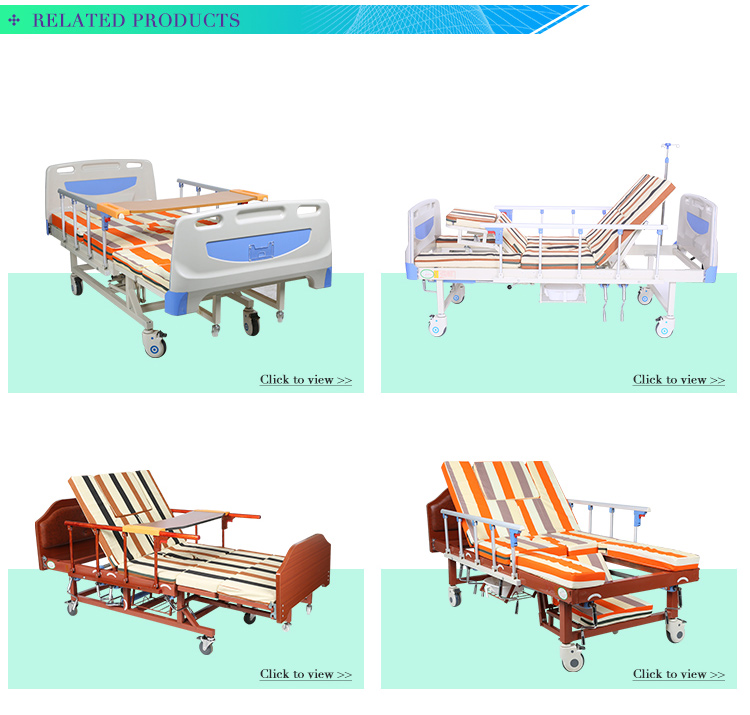 Elderly Home Care Automatic Adjustable  Hospital Bed For Sale