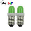 확산 녹색 미니 LED 전구 4.5V 깜박이는 전구