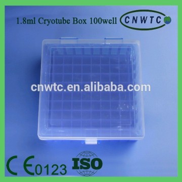 1.8ml plastic cryovial tube box