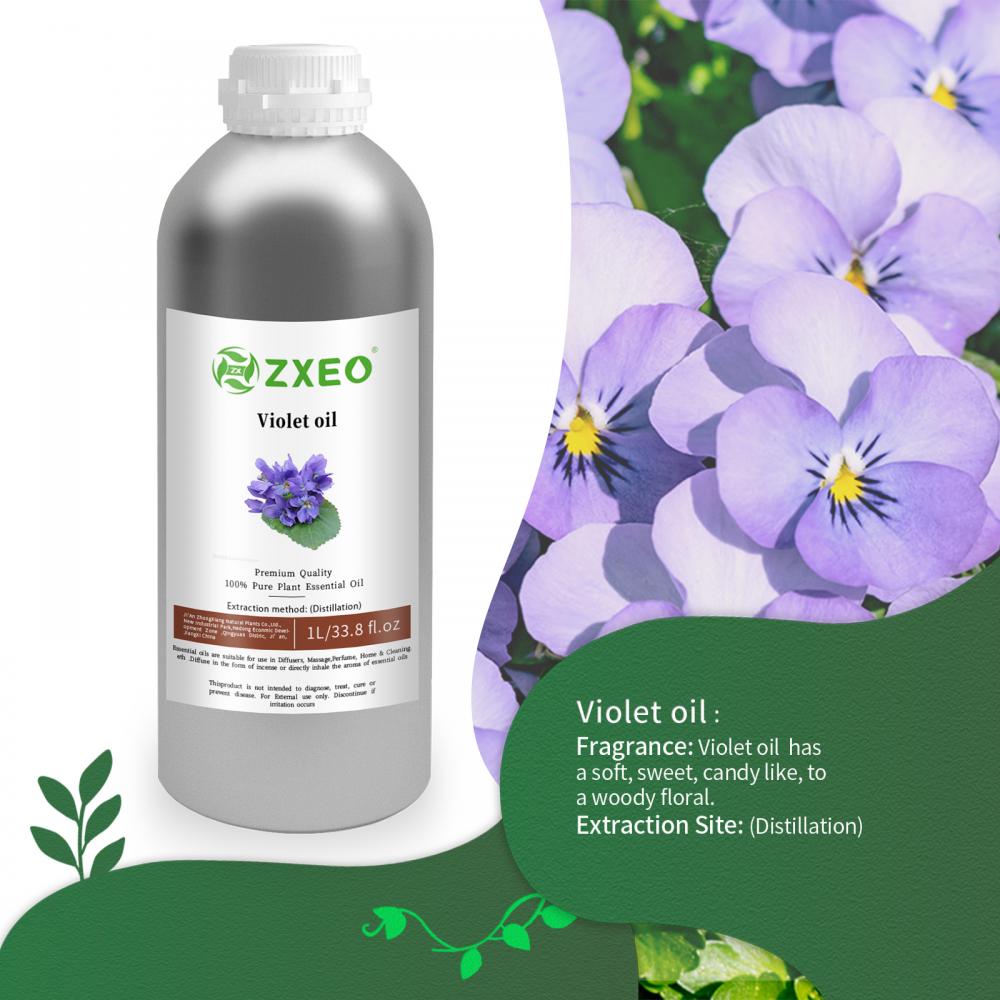 100% de óleo essencial de violeta natural perfume floral ideal para difundir