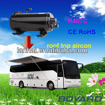 CE ROHS Horizontal Hermetic Compressor for Auto Airconditioning