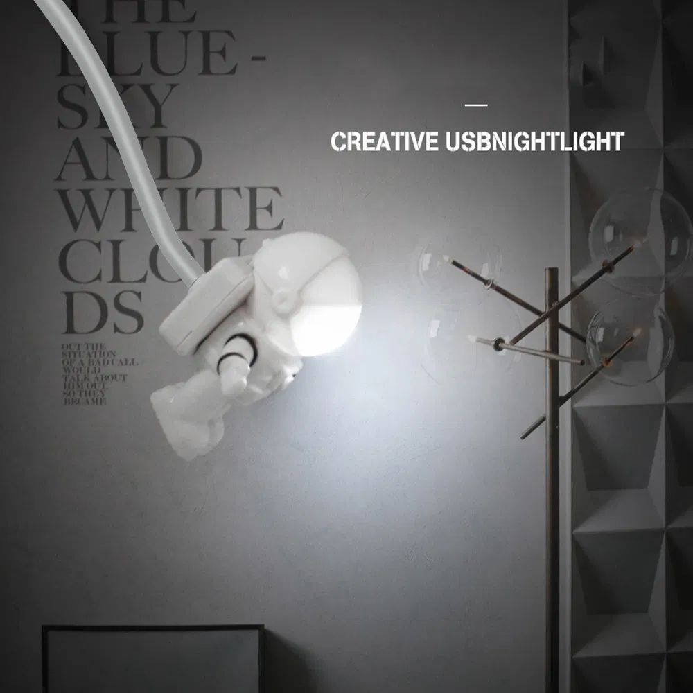 USB Astronaut, LED Light Astronaut, Night Light Creative Book Light