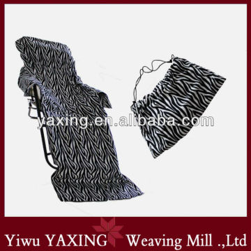 Microfiber printed backpack beach chair towel bag