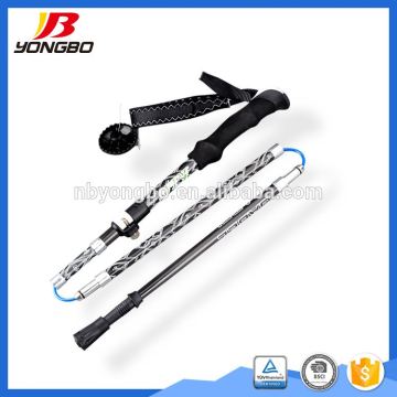 2017 new style telescopic walking stick, alpenstock walking stick, stainless steel walking stick