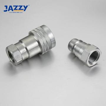 JAZZY Popular ISO7241-B Stainless Steel Hydraulic Rotary Quick Release Coupling