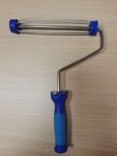 9" soft handle castle roller frame