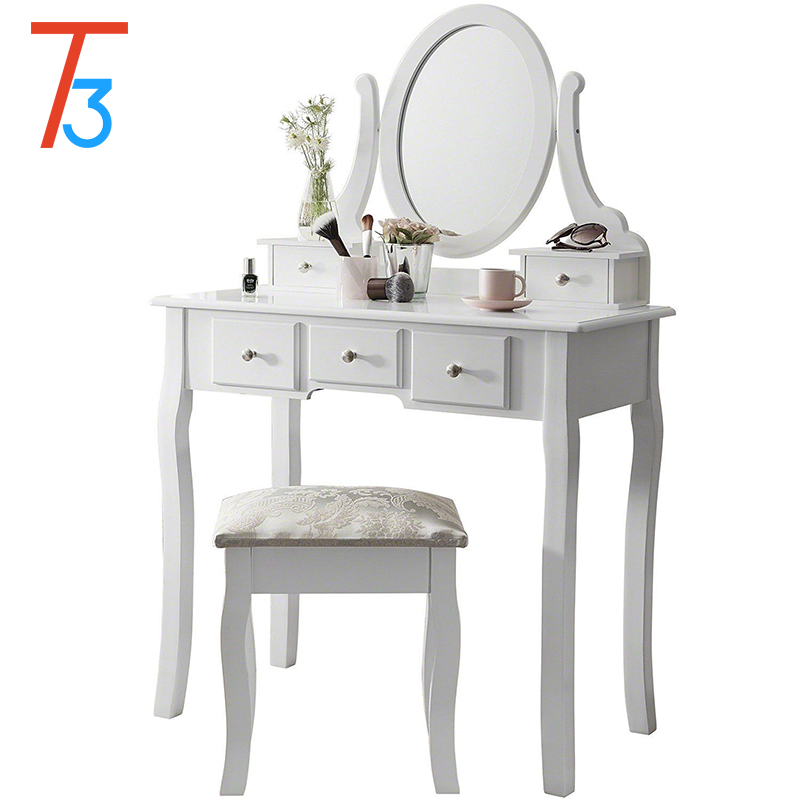 Wood Makeup Table 3 Jpg