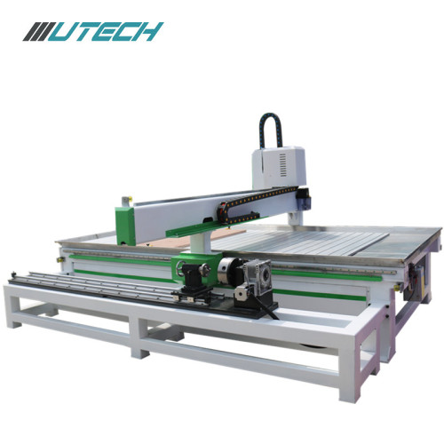 CNC-Fräser Holzbearbeitung 4 Achsen mit rotierender Welle