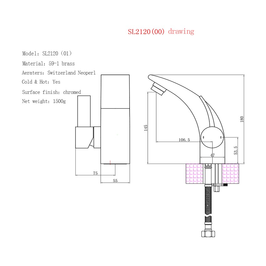 Factory sell  brass Luxury new deck mounted brass chrome singer lever faucet basin taps