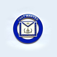 Customizable 3" Masonic Past Master Car Emblem for Auto