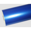 Satin Metallic Blue Vinyl Wrap