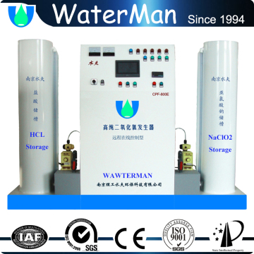 CE marked chlorine dioxide system for watertreatment