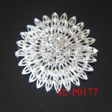 Gold Clear Rhinestone Vintage Bridal Brooch brooch snowflake brooch fashion brooch