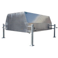 Aluminum Checker Plate UTE/Truck Waterproof Canopy Tool Box