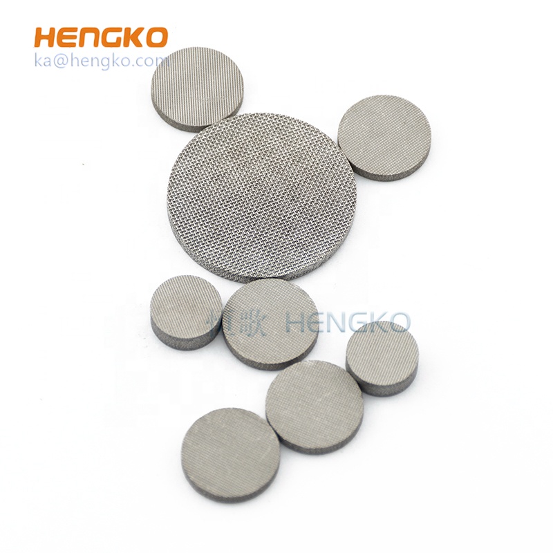 20 90 120 Microns Sintered Porous 316L Multi-purpose Filter Disc Liquid Filter Metal Bronze Stainless Steel 0.2 5 10 3 microns