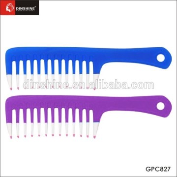 wide tooth hair comb salon plastic Hair Comb