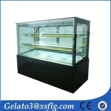 bakery equipment refrigerated showcase for sweet