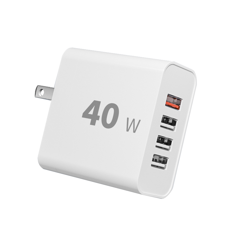40W 4Port Wall Charger Block