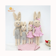 Amigurumi Crochet Doll Set Bunny Family toy