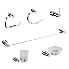 Latest Zinc Alloy Chrome Bathroom Accessories Set