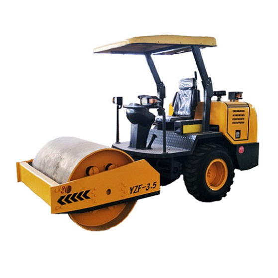 Berat 3500kg roller jalan drum tunggal