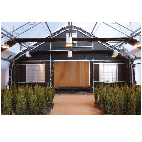 Hot Galvanized Steel Black out Curtain Greenhouse