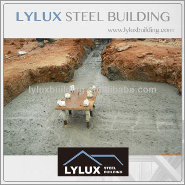Concrete foundation site work,real estate construction,prefabricated hotel building foundation